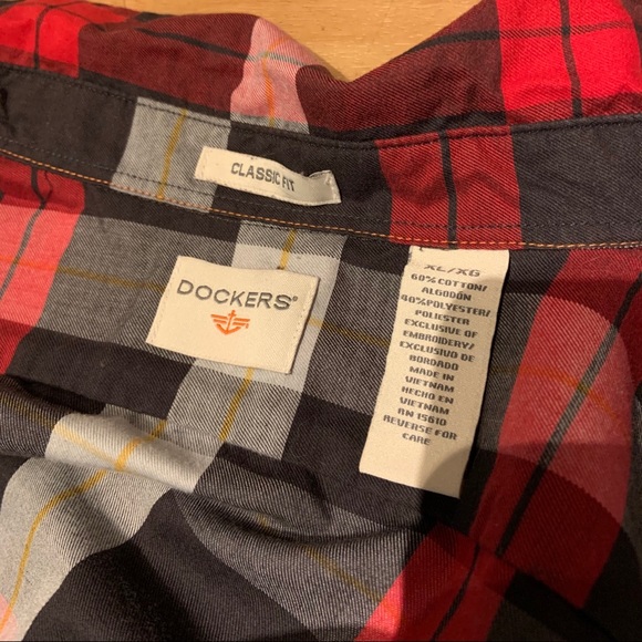 Dockers Button Down Long Sleeve XL - Picture 2 of 2